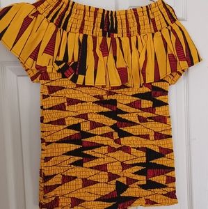 African kente blouse